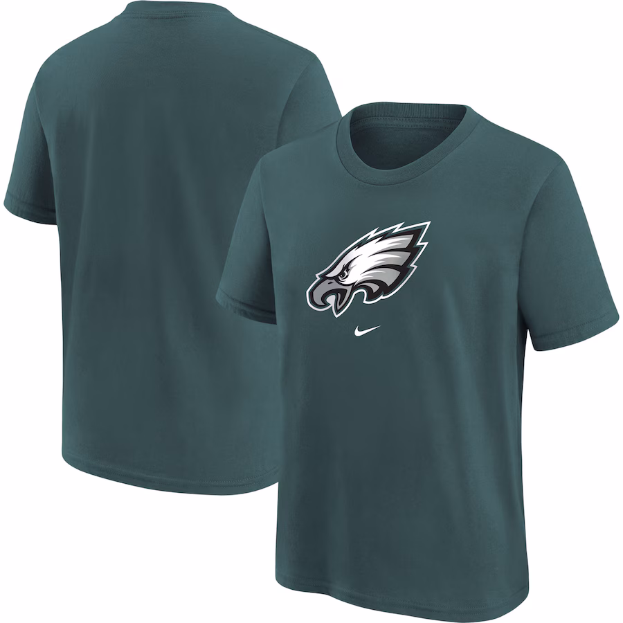 Youth Philadelphia Eagles Nike Green Logo T-Shirt - Jersey