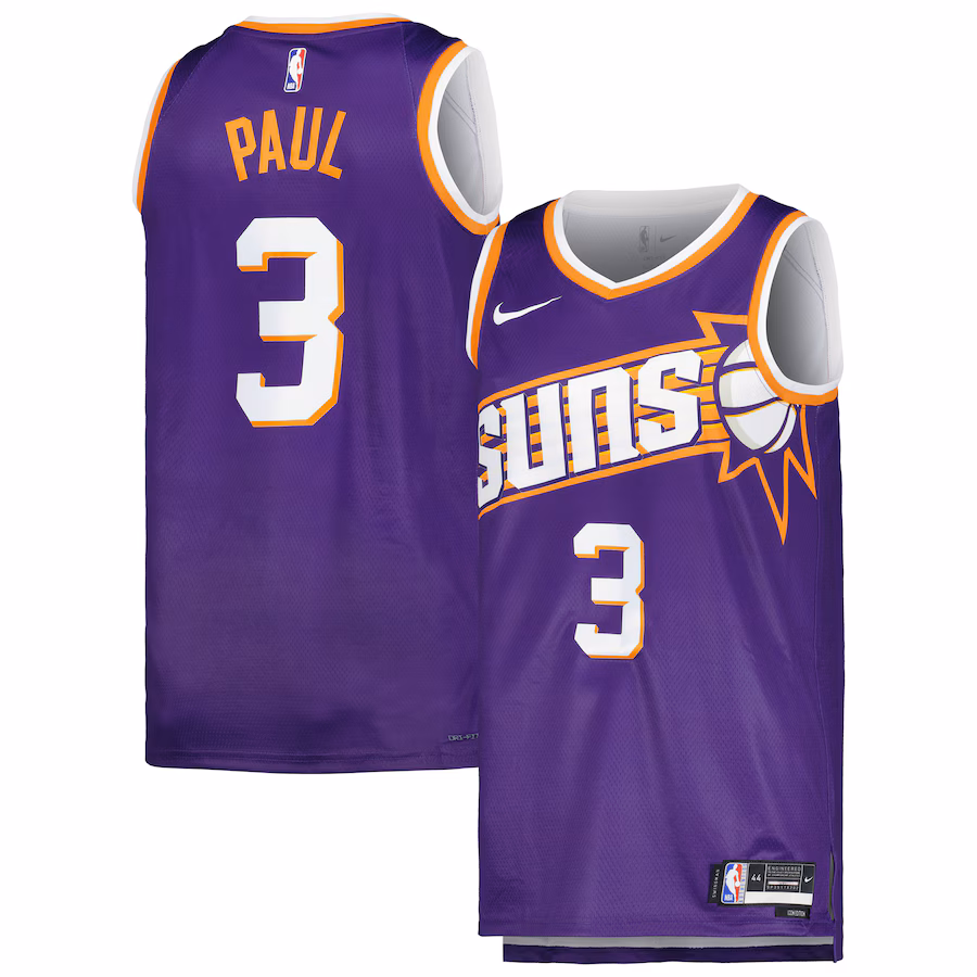 Unisex Phoenix Suns Chris Paul Nike Purple Swingman Jersey - Icon Edition - Jersey