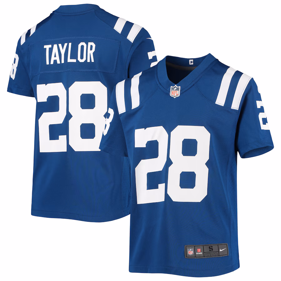 Youth Indianapolis Colts Jonathan Taylor Nike Royal Game Jersey - Jersey