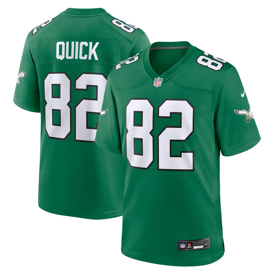 Men's Philadelphia Eagles Mike Quick Nike Kelly Green Alternate Game Jersey - Jersey