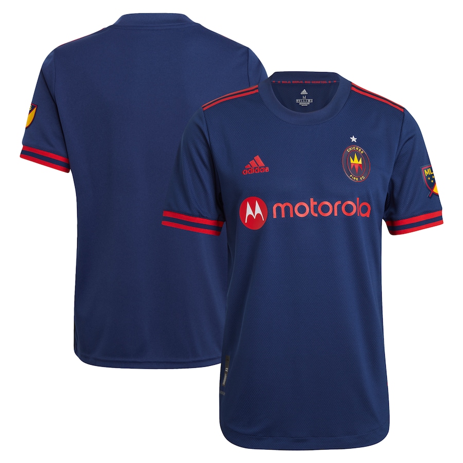 Men's Chicago Fire adidas Navy 2021 Primary Replica Jersey - Jersey