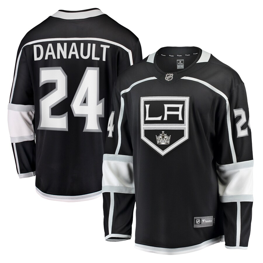 Men's Los Angeles Kings Phillip Danault Fanatics Branded Black Home Breakaway Player Jersey - Jersey