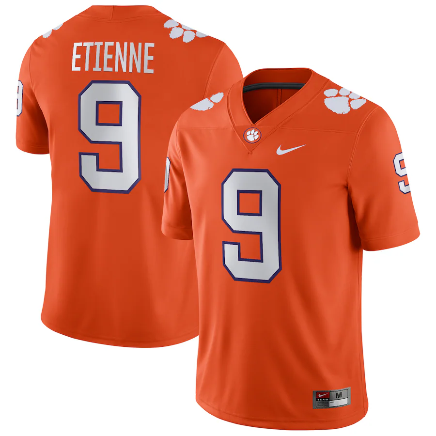 Travis Etienne Clemson Tigers Nike Player Game Jersey - Orange - Jersey