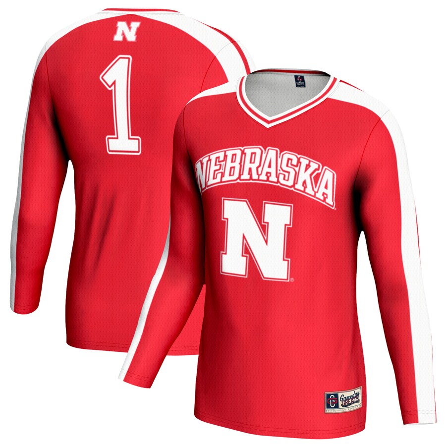 Youth GameDay Greats Scarlet Nebraska Huskers Women's Volleyball Lightweight Fashion Jersey - Jersey