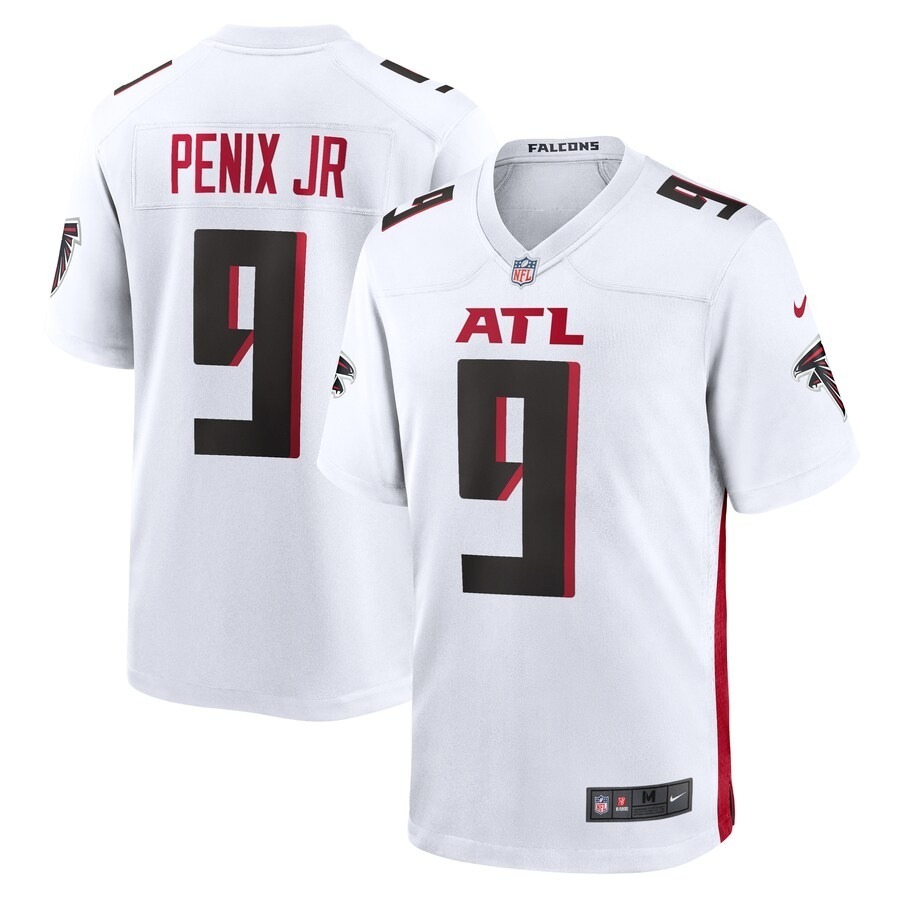 Men's Atlanta Falcons Michael Penix Jr. Nike  White Game Jersey - Jersey
