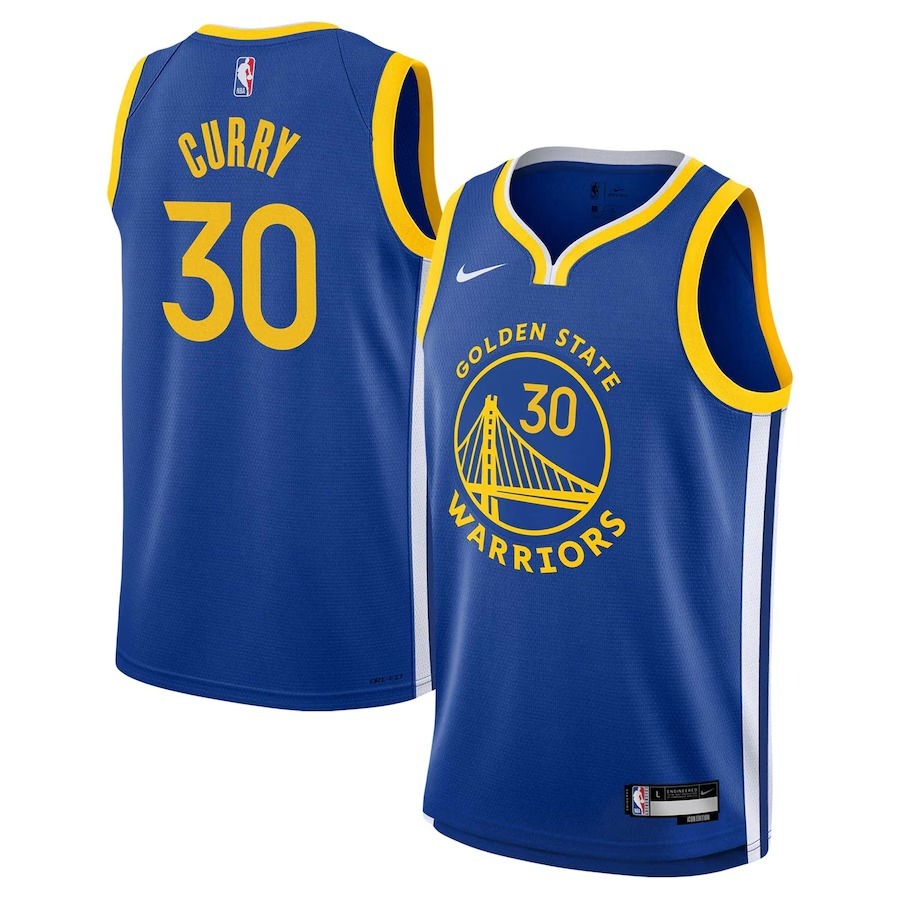 Youth Golden State Warriors Stephen Curry Nike Royal Swingman Jersey - Icon Edition - Jersey