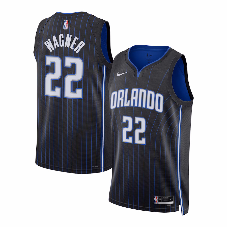 Unisex Orlando Magic Franz Wagner Nike Black Swingman Jersey - Icon Edition - Jersey