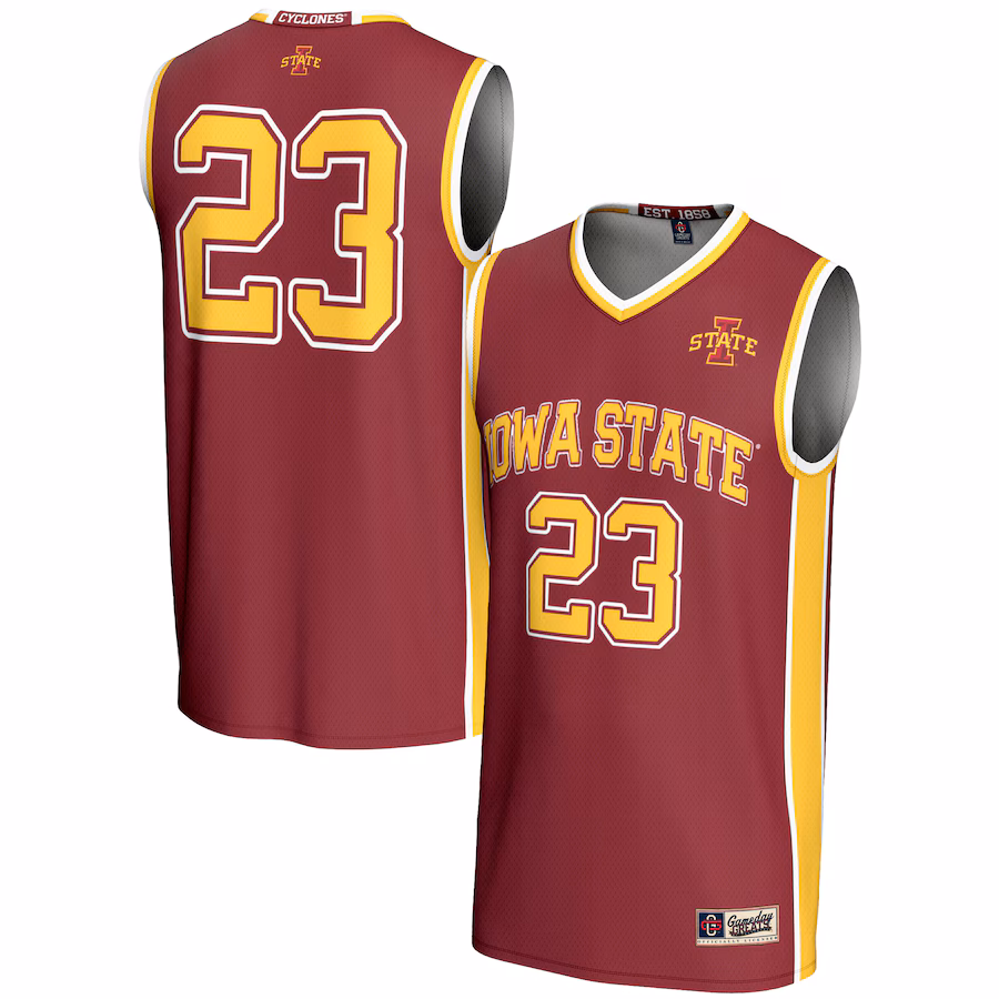 Unisex GameDay Greats #23 Cardinal Iowa State Cyclones Lightweight Basketball Jersey - Jersey
