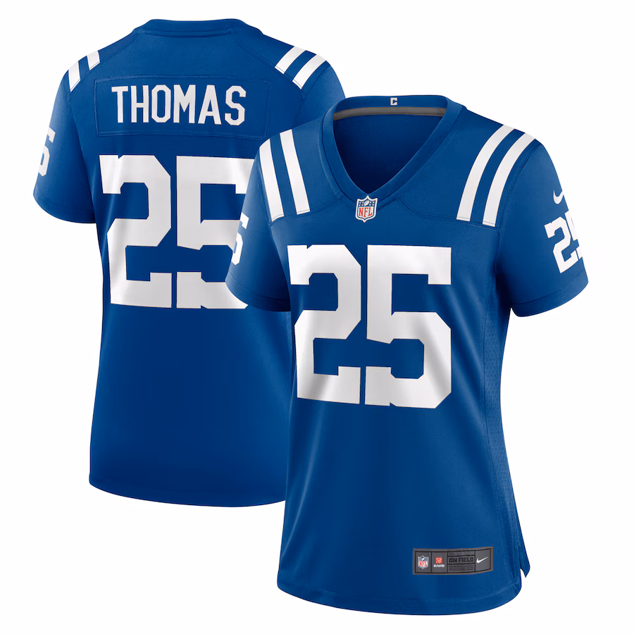 Women's Indianapolis Colts Rodney Thomas Nike Royal Player Game Jersey - Jersey