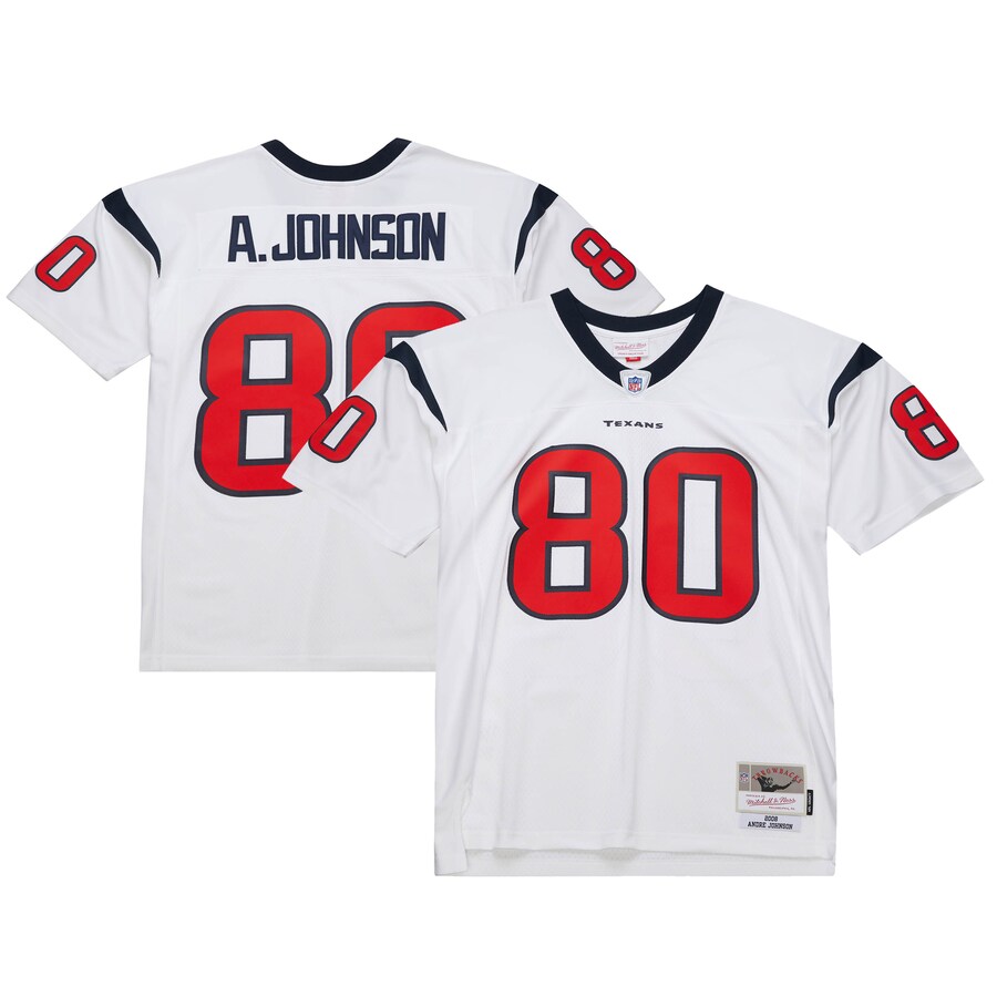 Men's Houston Texans Andre Johnson Mitchell & Ness White  Legacy Replica Jersey - Jersey