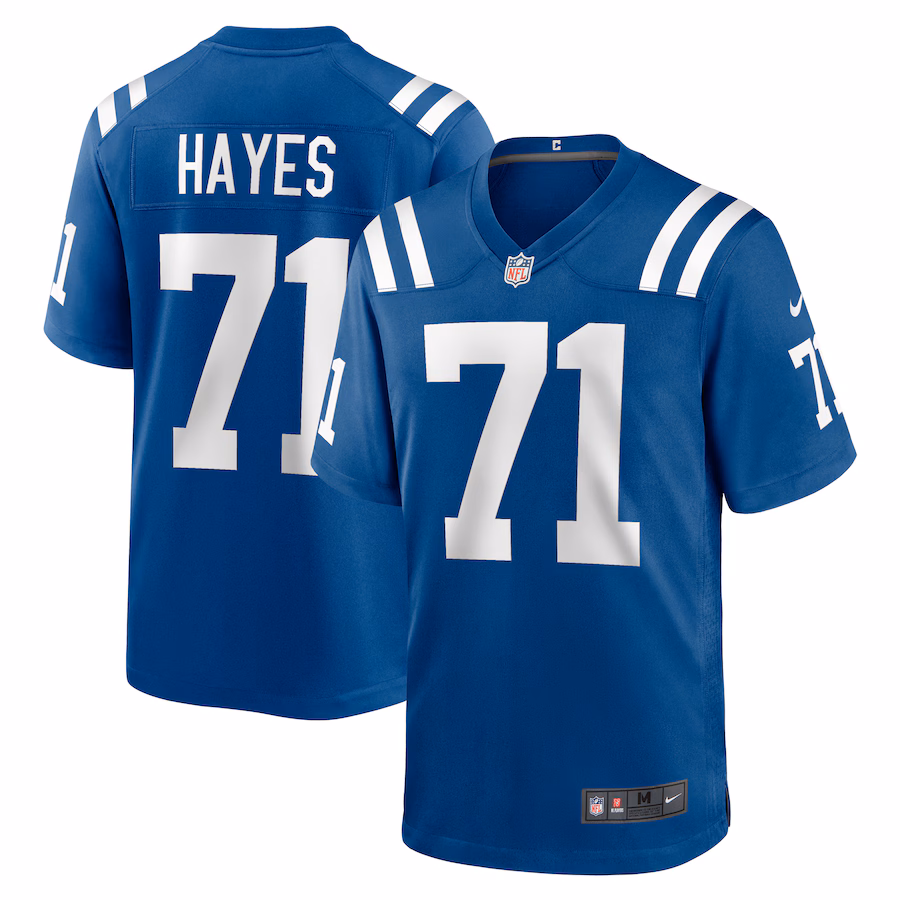 Men's Indianapolis Colts Ryan Hayes Nike  Royal Team Game Jersey - Jersey
