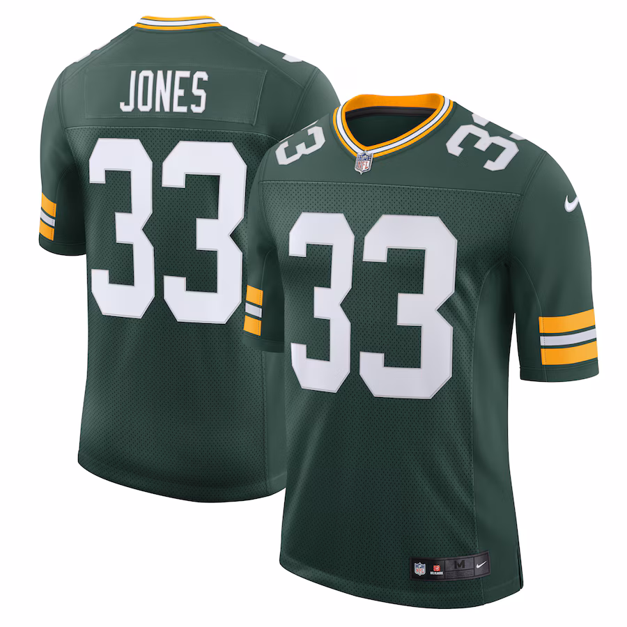 Men's Green Bay Packers Aaron Jones Nike Green Limited Jersey - Jersey
