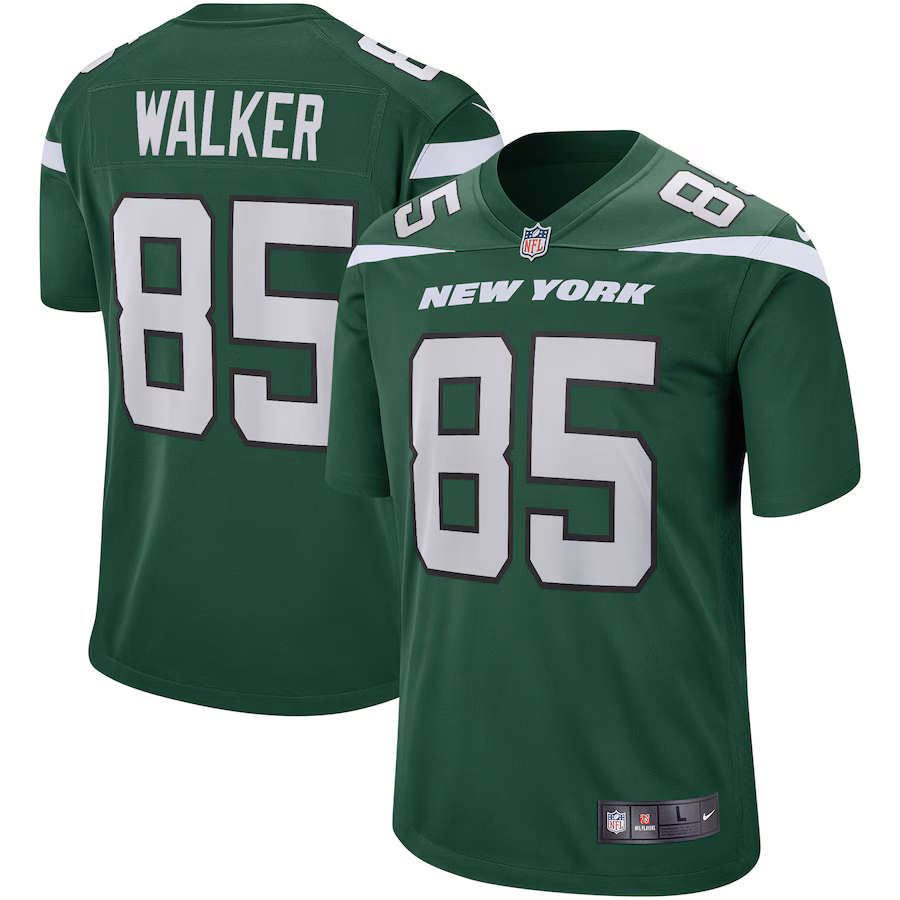 Men's New York Jets Wesley Walker Nike Gotham Green Game Retired Player Jersey - Jersey