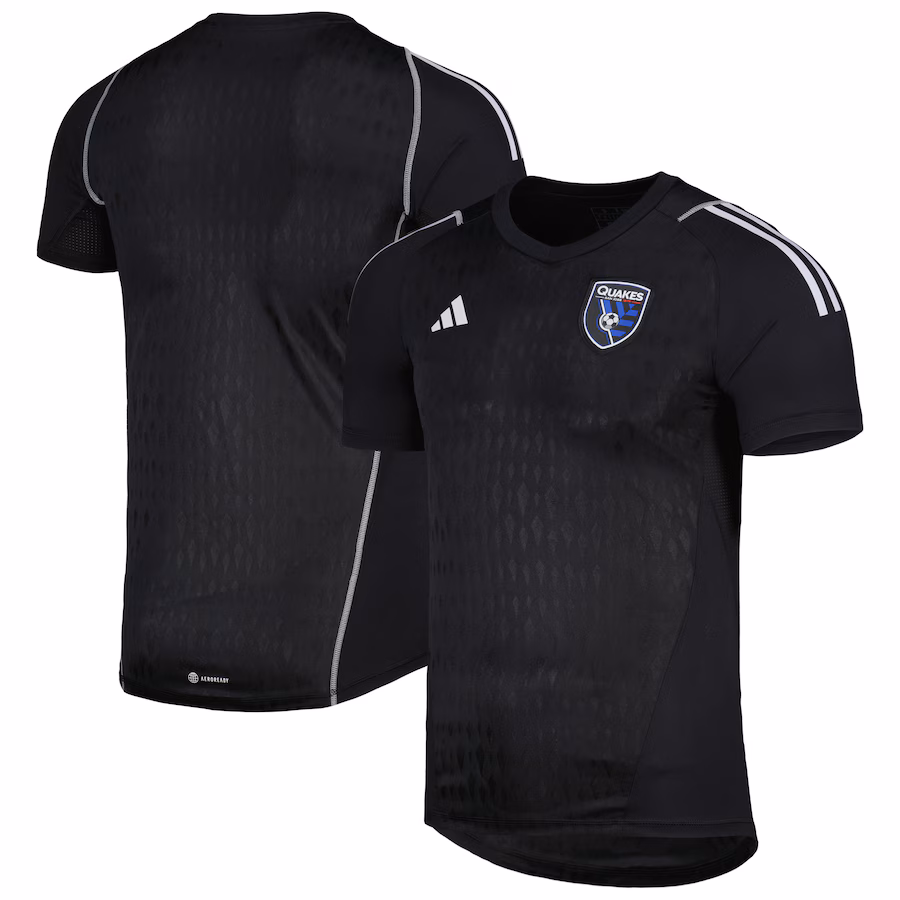 Men's San Jose Earthquakes adidas Black 2023 Replica Goalkeeper Jersey - Jersey