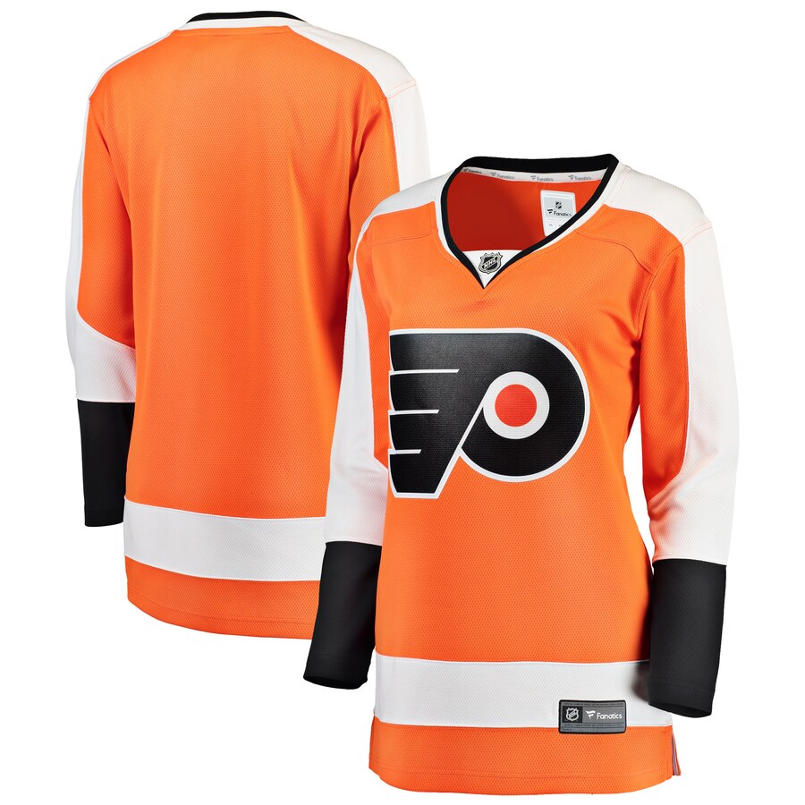 Women's Philadelphia Flyers Fanatics Branded Orange Breakaway Home Jersey - Jersey