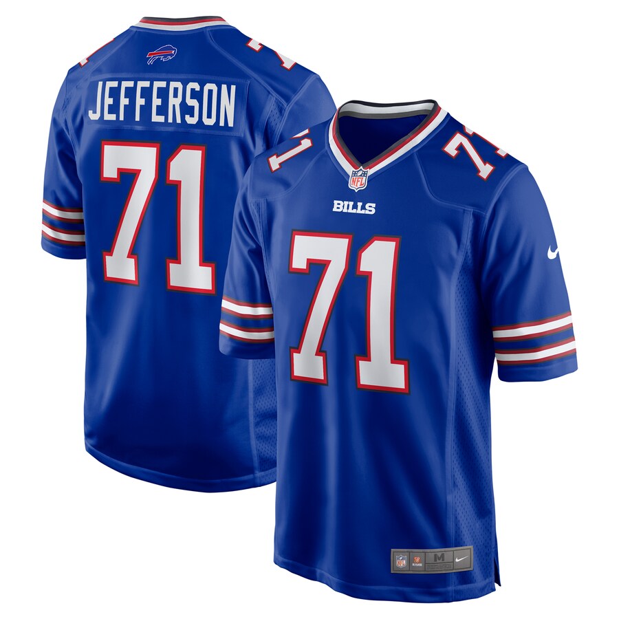 Men's Buffalo Bills Quinton Jefferson Nike Royal Game Jersey - Jersey