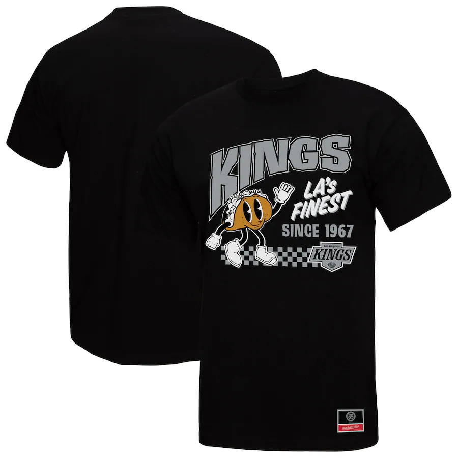 Men's Los Angeles Kings Mitchell & Ness Black Local Food T-Shirt - Jersey