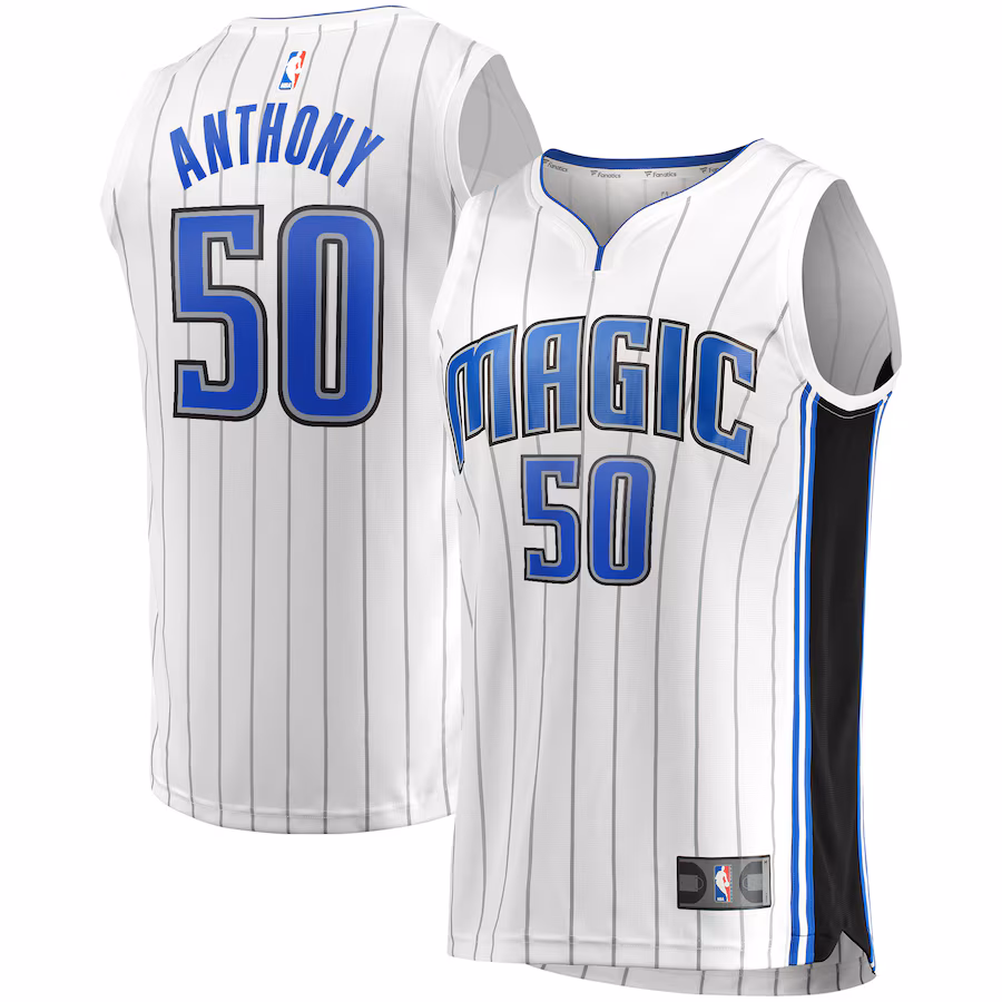 Men's Orlando Magic Cole Anthony Fanatics White Fast Break Replica Jersey - Association Edition - Jersey