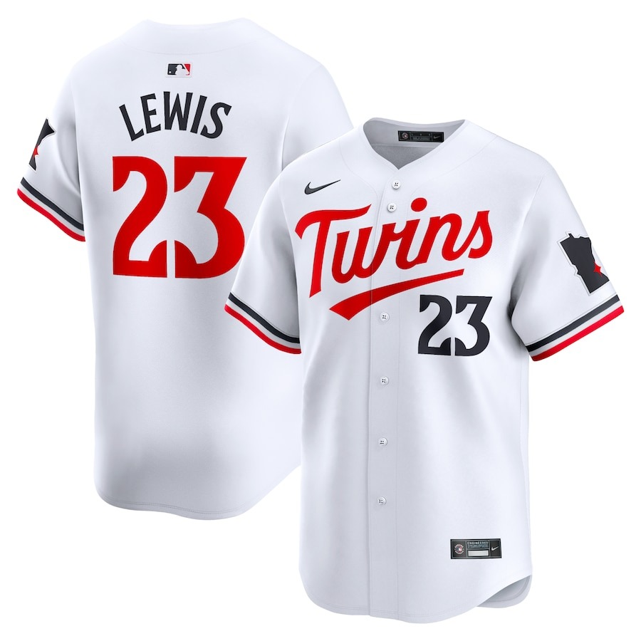 Men's Minnesota Twins Royce Lewis Nike White Home Limited Player Jersey - Jersey