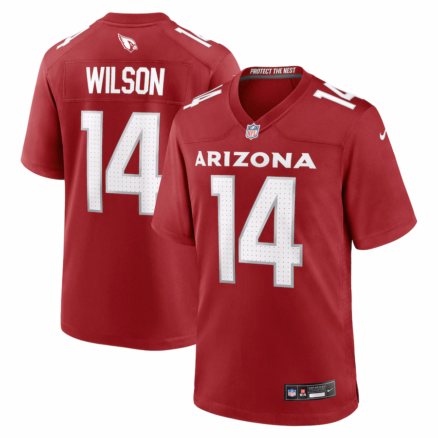 Men's Arizona Cardinals Michael Wilson Nike  Cardinal Team Game Jersey - Jersey