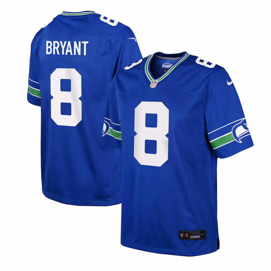 Youth Seattle Seahawks Coby Bryant Nike Royal Alternate Player Game Jersey - Jersey