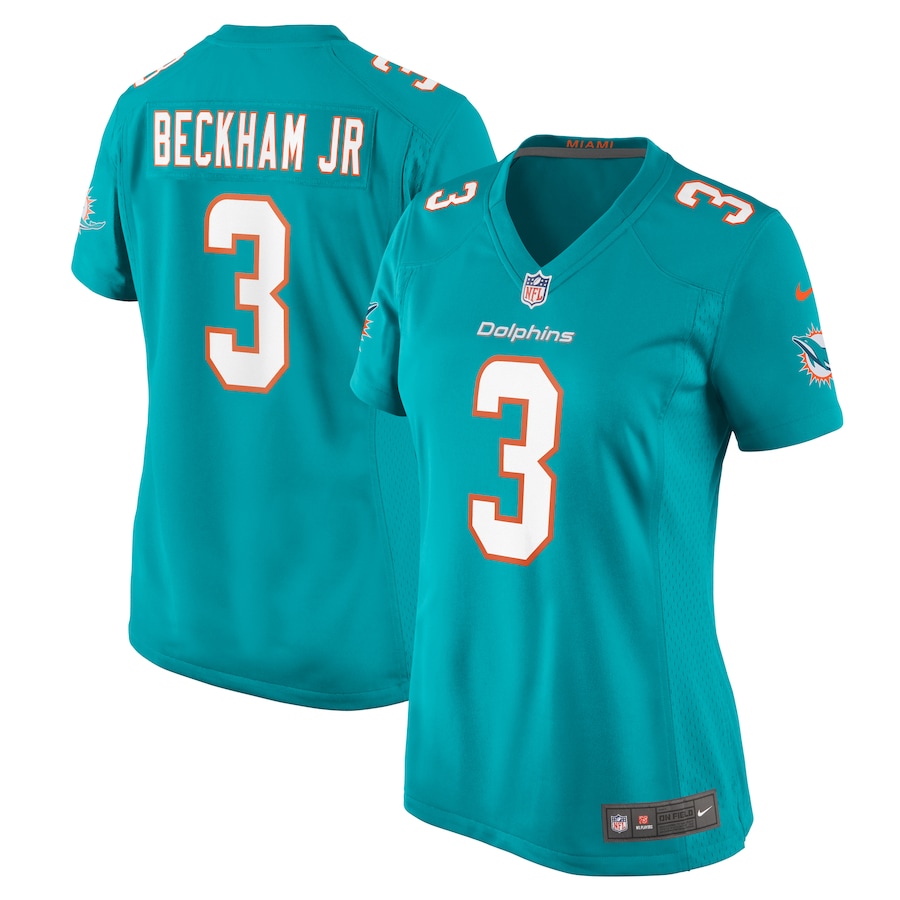 Women's Miami Dolphins Odell Beckham Jr. Nike Aqua Game Jersey - Jersey