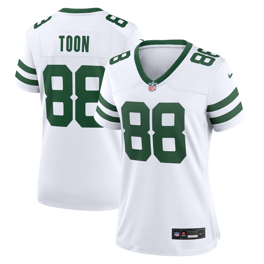 Women's New York Jets Al Toon Nike White Legacy Retired Player Game Jersey - Jersey