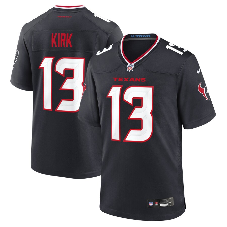 Men's Houston Texans Christian Kirk Nike Navy Team Game Jersey - Jersey