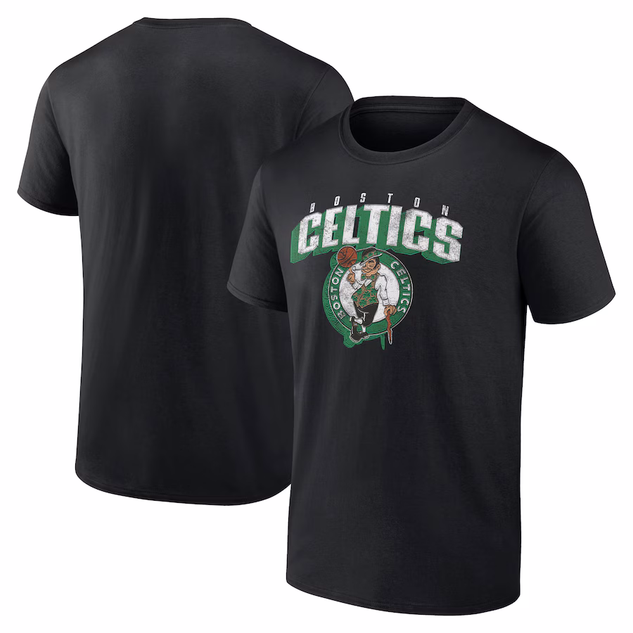 Men's Boston Celtics  Black Breakaway Dunk T-Shirt - Jersey