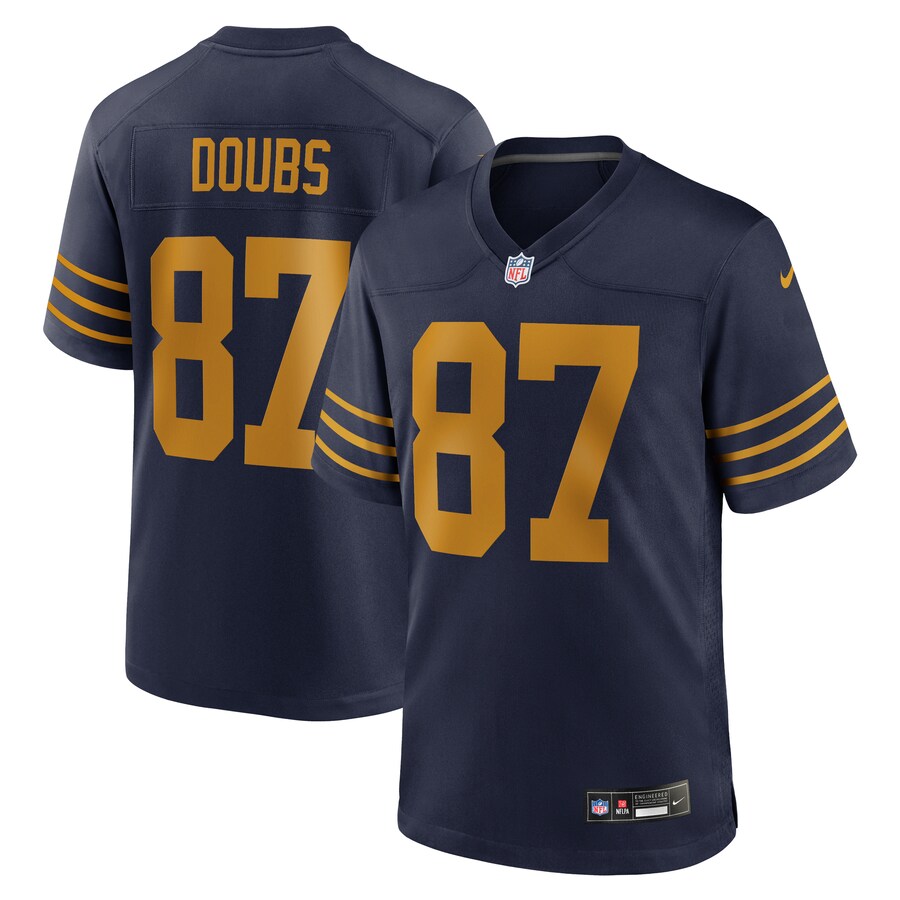 Men's Green Bay Packers Romeo Doubs Nike Navy The 1923 Classic Game Jersey - Jersey