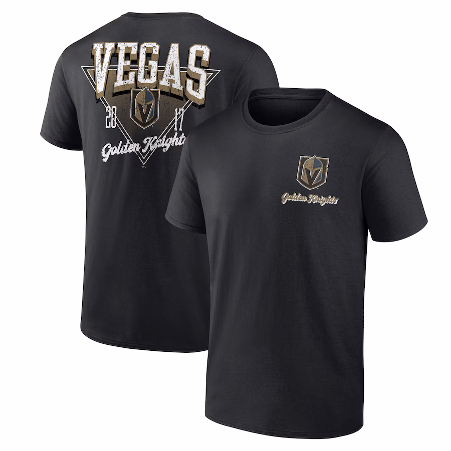 Men's Vegas Golden Knights Black Never Over T-Shirt - Jersey