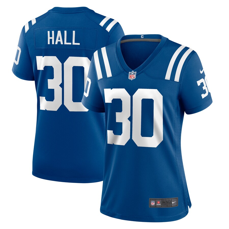 Women's Indianapolis Colts Darren Hall Nike  Royal Team Game Jersey - Jersey