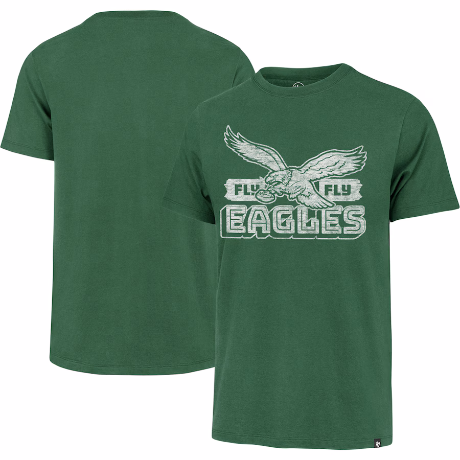 Men's Philadelphia Eagles '47 Midnight Green Gridiron Classics Regional Franklin T-Shirt - Jersey