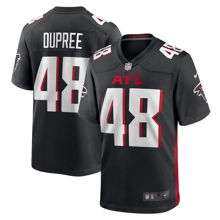 Men's Atlanta Falcons Bud Dupree Nike Black Game Player Jersey - Jersey