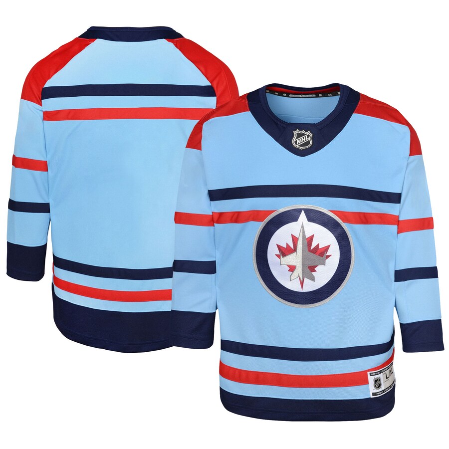 Youth Winnipeg Jets  Light Blue Anniversary Premier Jersey - Jersey
