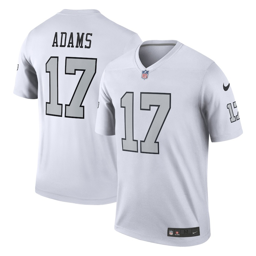 Men's Las Vegas Raiders Davante Adams Nike White Alternate Legend Jersey - Jersey