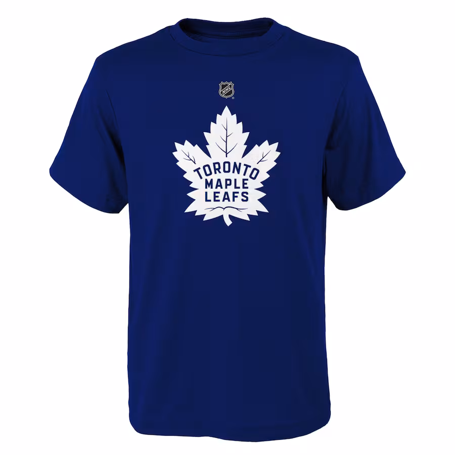 Youth Toronto Maple Leafs Blue Primary Logo T-Shirt - Jersey