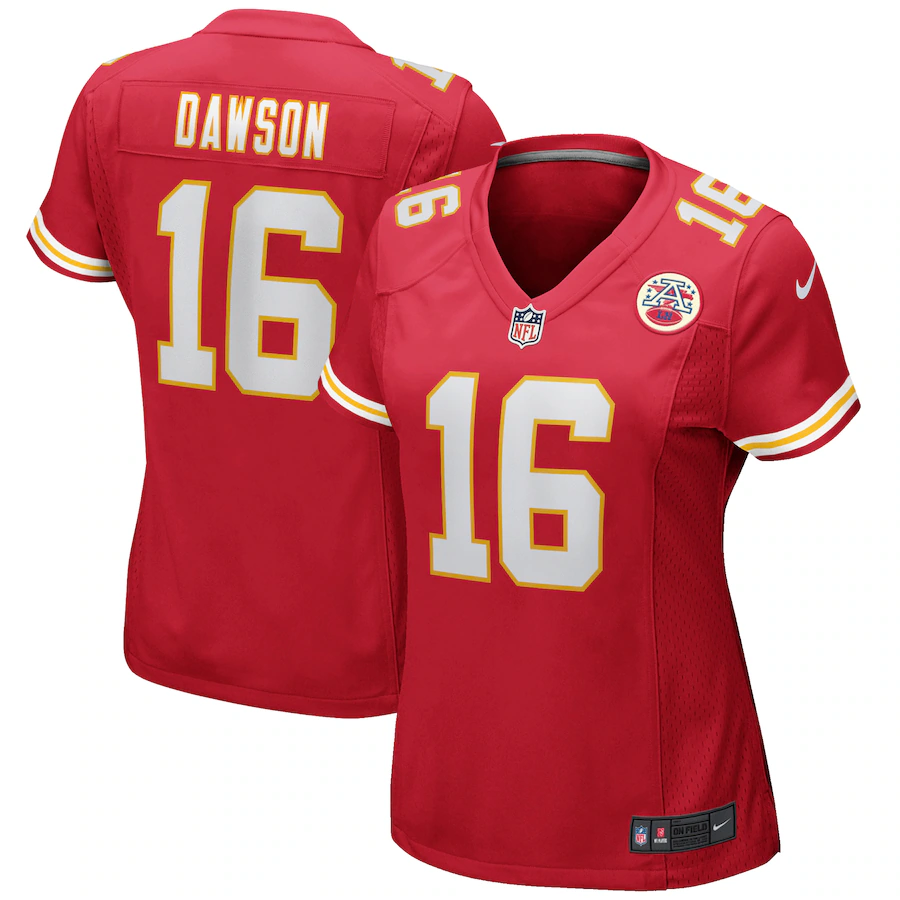 Women's Kansas City Chiefs Len Dawson Nike Red Game Retired Player Jersey - Jersey