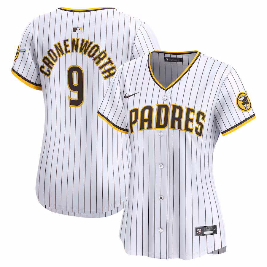 Women's San Diego Padres Jake Cronenworth Nike White Home Limited Jersey - Jersey