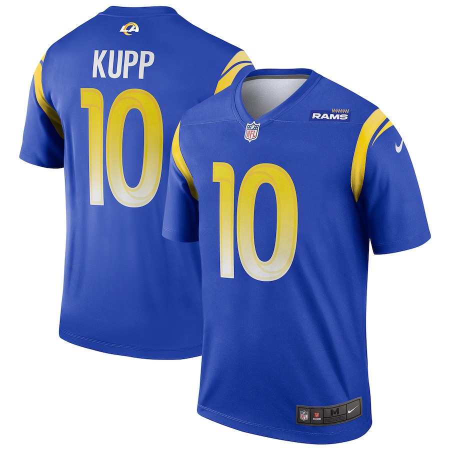 Men's Los Angeles Rams Cooper Kupp Nike Royal Team Legend Player Performance Top - Jersey