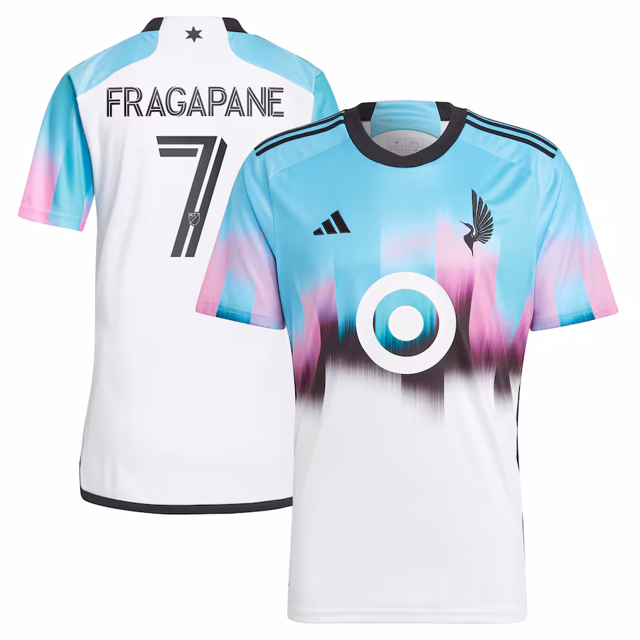 Men's Minnesota United FC Franco Fragapane adidas White 2023 The Northern Lights Kit Replica Jersey - Jersey