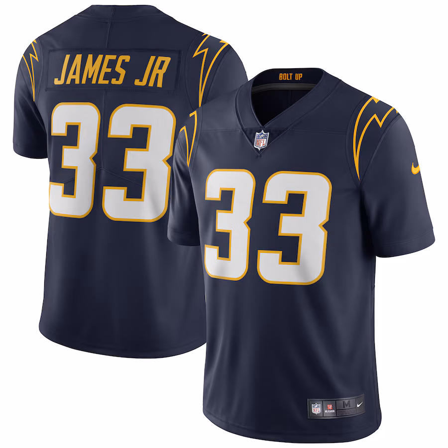 Men's Los Angeles Chargers Derwin James Nike Navy Alternate Vapor Limited Jersey - Jersey