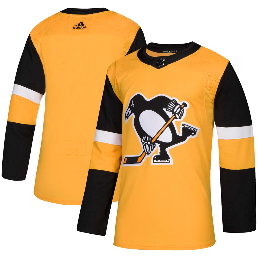 Men's Pittsburgh Penguins adidas Gold Alternate Authentic Jersey - Jersey