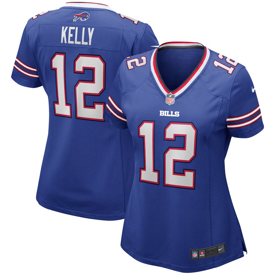 Women's Buffalo Bills Jim Kelly Nike Royal Game Retired Player Jersey - Jersey