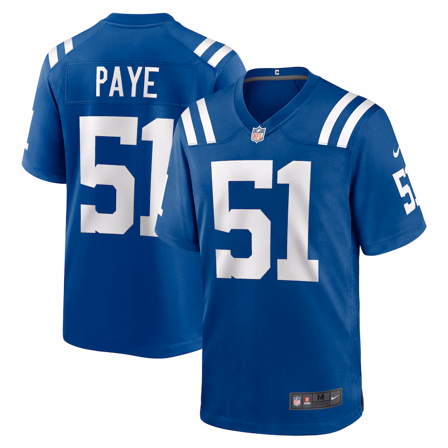 Men's Indianapolis Colts Kwity Paye Nike Royal Game Jersey - Jersey
