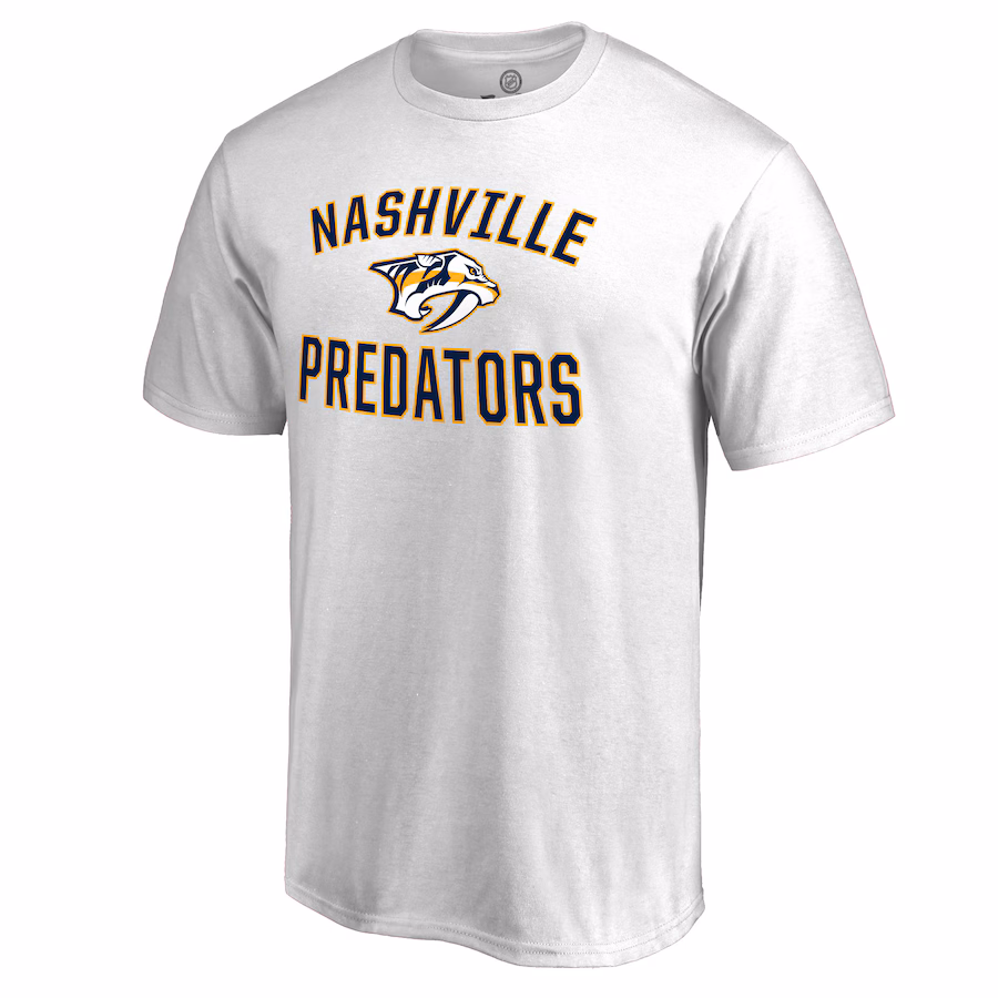 Men's Nashville Predators Victory Arch White T-Shirt - Jersey