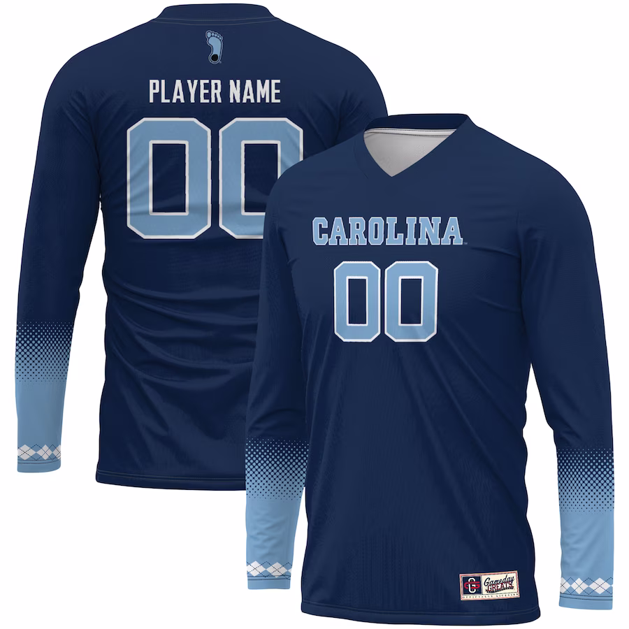 North Carolina Tar Heels GameDay Greats Unisex Pick-A-Player NIL Women's Volleyball Lightweight Jersey - Navy - Jersey