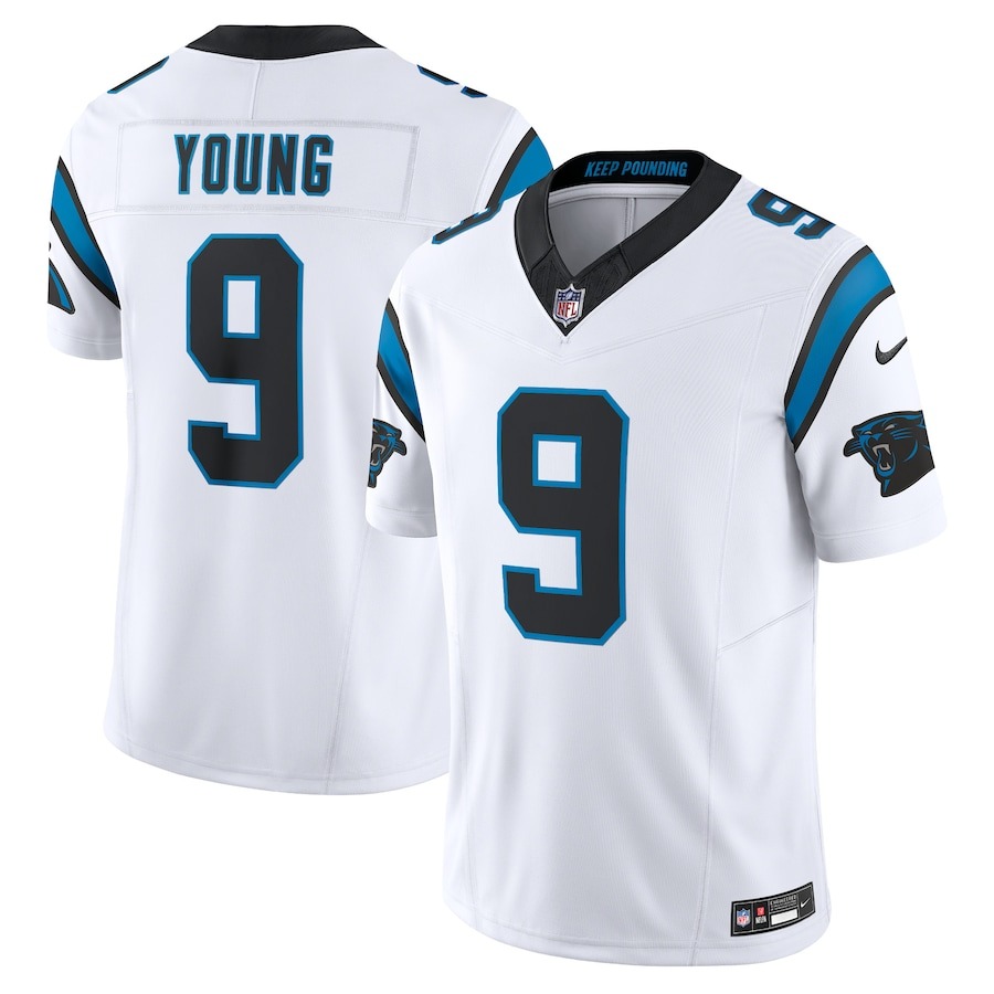 Men's Carolina Panthers Bryce Young Nike White  Vapor F.U.S.E. Limited Jersey - Jersey