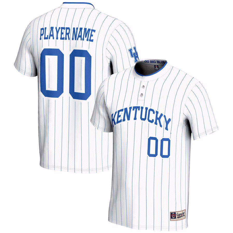 Kentucky Wildcats GameDay Greats Unisex  NIL Pick-A-Player Lightweight Softball Jersey - White - Jersey