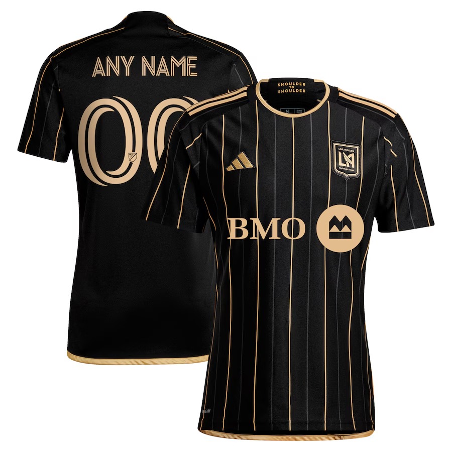 Men's LAFC  adidas Black 2024 Primary Replica Custom Jersey - Jersey